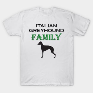 Italian Greyhound Family T-Shirt